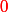 \red{0}